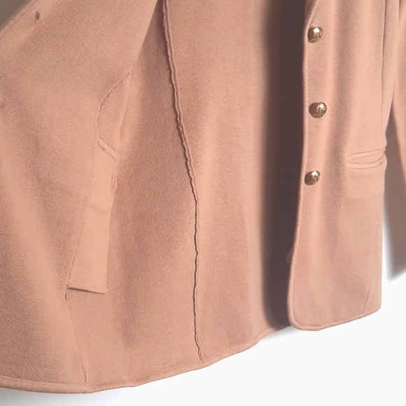 Lauren Ralph Lauren Knitted Blazer in color Tan, XS - Picture 11 of 16
